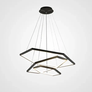 Изображение Подвесная Люстра Octant D40+60+80 Black By Imperiumloft