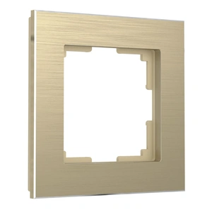 Изображение Рамка на 1 пост (шампань алюминий) W0011711
