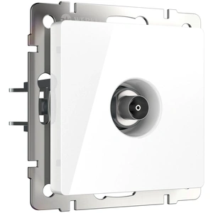 Изображение ТВ-розетка оконечная (белая) W1183001