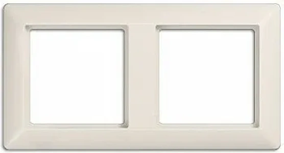 Изображение Рамка на 2 поста, горизонтальная/вертикальная Jung AS 500, слоновая кость AS582 AS 500