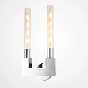 Изображение Бра Canelle Wall Lamp Double Sconces Chrome By Imperiumloft