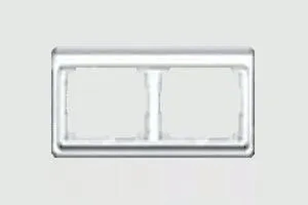 Изображение Рамка двойная, для горизонтального монтажа Jung SL 500, белое стекло sl5820ww SL 500