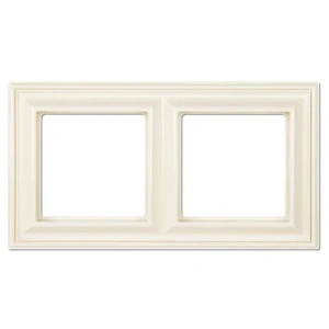 Изображение Рамка на 2 поста EcoProfi Deco слоновая кость EPD482 Jung