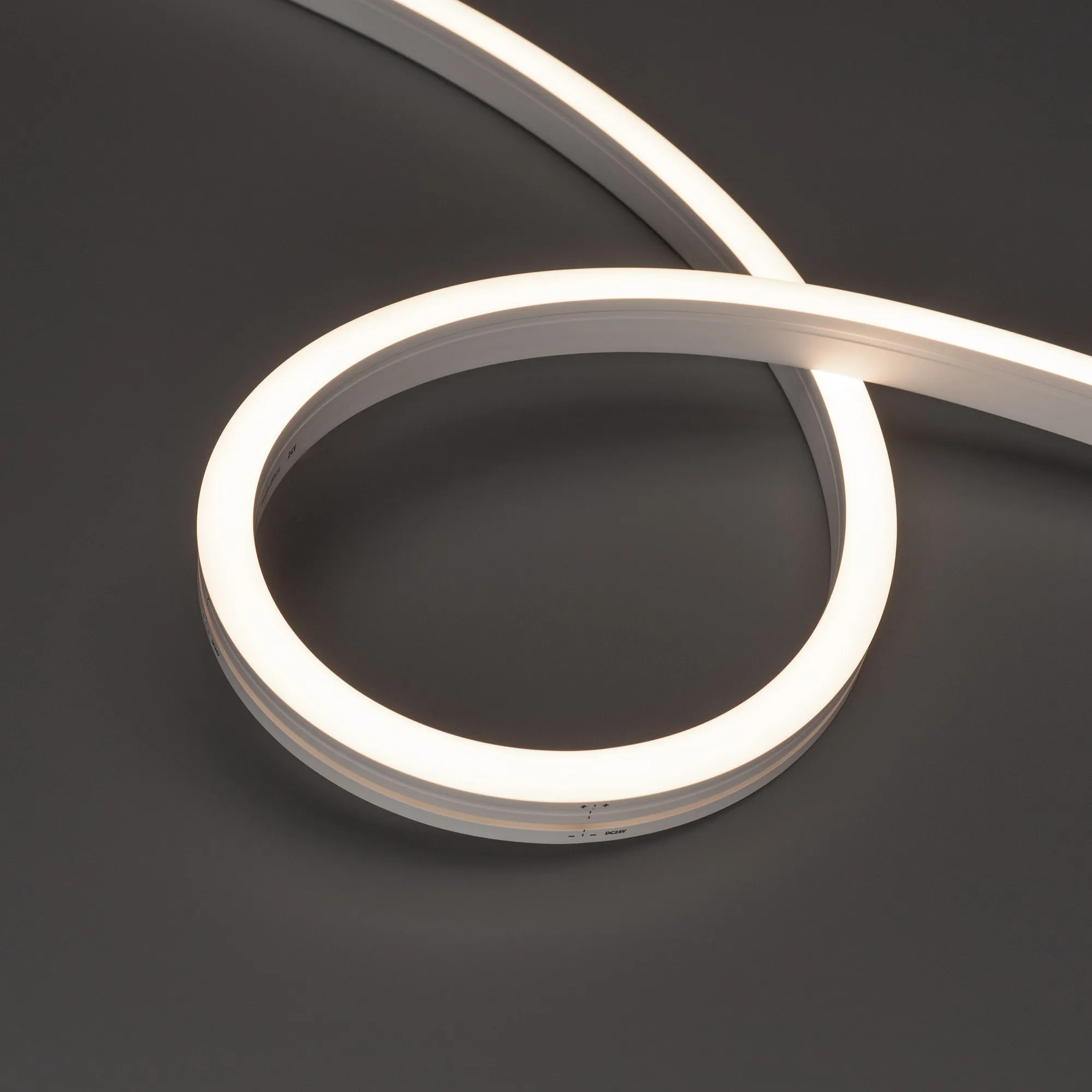 Лента светодиодная герметичная MOONLIGHT-SIDE-A140-12x17mm 24V White-MIX (12 W/m, IP67, 5m, wire x2) (Arlight, Вывод боковой, 3 года)