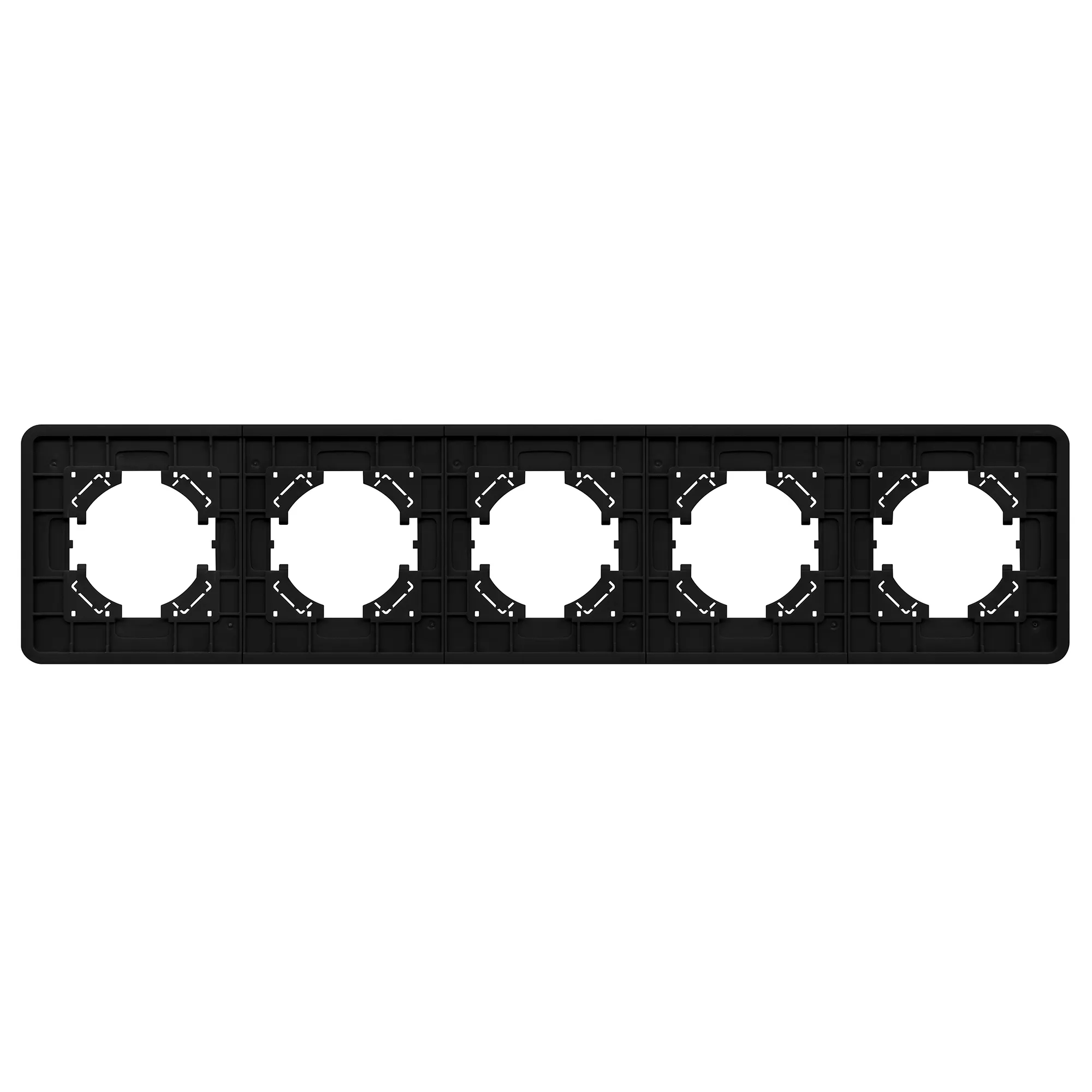 Рамка алюминиевая FRM-AKIRY-AL-5-BK (Arlight, -)